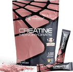 WELLNESS LABSRX Creatine Monohydrate Powder Sachets 300g – Peach Flavor Micronized Creatine Powder Supplement, Creatine for Women and Men, Supports Muscle Strength, Energy, Performance - 60 Servings