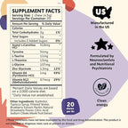 PYM Mood & Focus Chews Variety Pack, 60 Count | Berry & Citrus Mood Chews + Attention Chews | GABA, L-Theanine, L-Carnitine | Vegan, Non-GMO, Caffeine-Free