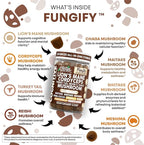 Clean Nutra Lions Mane Mushroom Gummies Cordyceps Supplement for Memory and Focus Immune Support Vitamins Reishi Chaga Turkey Tail Mushrooms Gummy Shiitake Maitake Meshima Supplements