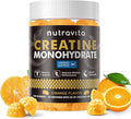 Creatine Monohydrate Gummies for Men & Women-5g of Creatine Monohydrate per Serving - Sugar Free,Vegan, Orange Flavor, 120 Count