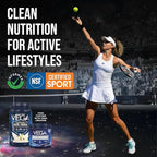 Vega Creatine Monohydrate Powder 17.6oz (100 Servings) & Vega Sport Protein & Recovery Vanilla Protein Powder 1.8lbs - Plant-Based Protein and Muscle Support