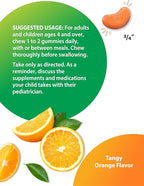Rainbow Light Vitamin C Gummies with Vitamin E | 90 Count | Supports Immune & Antioxidant Health for Adults & Kids | Tangy Orange Flavor