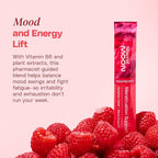 Premium Menstruation Support - 14 Sachets Raspberry Drink - Hormonal Balance & PMS Support - Reduce Period Cramps, Fatigue & Nausea -with Magnesium Bisglycinate, BenfoPure B1 & Vitamin B6