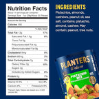 PLANTERS Deluxe Pistachio Mix, Party Snacks, Plant-Based Protein, 14.5 Oz Canister (Pack of 2)