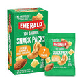 Emerald Nuts Cashews and Almonds with Dried Pineapple 7 Ct (1-Pack), 100-Calorie Individual Packs of Mixed Nut Blend and Dried Fruit