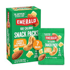 Emerald Nuts Cashews and Almonds with Dried Pineapple 7 Ct (1-Pack), 100-Calorie Individual Packs of Mixed Nut Blend and Dried Fruit