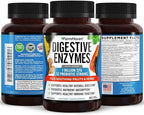 FarmHaven Digestive Enzymes with 18 Probiotics & Herbs | Papaya, Bromelain, Protease & More for Lactose Absorption & Better Digestion | Helps Bloating, Gas, Constipation | Vegetarian, 60 Capsules
