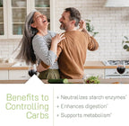 Irwin Naturals Maximum Strength 3-in-1 Carb Blocker - Neutralize Carbohydrates, Aids Digestion and Metabolism Booster - White Kidney Bean Extract + Chromium + Enzyme Blend - 150 Liquid Soft-Gels