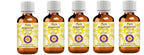 Deve Herbes Pure Argan (Moroccan) Oil (Argania spinosa) Cold Pressed (Pack of Five) 100ml X 5 (16.9 oz)