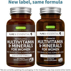 Igennus High Potency Methylated Multivitamin for Women, Pure & Clean Ingredients, MTHFR Supplement with Active B-Vitamins, Vitamin K2 MK7, Gentle Iron, Sustained Released, Non-GMO & Halal, 60 Tablets