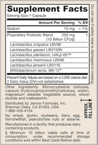 Jarrow Formulas Fem-Dophilus Advanced Vaginal & Digestive Probiotics 10 Billion CFU with 6 Science Backed Strains, for Vaginal, Urinary Tract, Digestive & Immune Support, 30 Capsules, Shelf-Stable