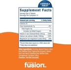 Bariatric Fusion Calcium Citrate Chewable Tablet | Orange Citrus Flavored | Chewable Calcium Citrate | Bone Health Support* | Gluten, Dairy and Soy Free | Non-GMO | 124 Count