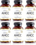 HPD Rx Premium AHCC & Shiitake Mushroom 1100 mg per Serving Supplement, Natural Immunity Booster, Maintains Natural Killer Cell Activity | AHCC is Proven in 30+ Studies | 180-Day Supply, 6-Pack