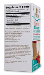 Hyleys Slim Tea Cranberry Flavor - Weight Loss Herbal Supplement Cleanse and Detox - 25 Tea Bags (12 Pack)