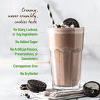 Orgain Organic Vegan Protein Powder, Cookies & Cream - 21g Plant Based Protein, 7g Prebiotic Fiber, Low Net Carb, No Lactose Ingredients, No Added Sugar, Non-GMO, For Shakes & Smoothies, 2.03 lb