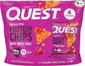 Quest Nutrition Spicy Sweet Chili Tortilla Chip, 19g Protein, 4g Net Carb, Low Carb, Gluten Free, 1.1 oz 4 count
