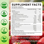 R Alpha Lipoic Acid 600mg Gummies, Stabilized R-Alpha Lipoic Acid, ALA Supplement for Nerve Health, Antioxidant & Metabolism Support- Vegan, Non-GMO, Gluten Free, Strawberry Flavor - 120 Count