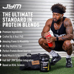 JYM Supplement Science Pro JYM Rocky Road Protein Powder - Whey Protein Isolates, Casein, & Milk Protein, Lean Muscle Building for Men & Women, 22 Servings