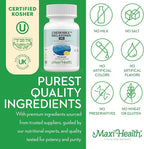 Maxi Health Chewable Melatonin, Kosher Lemon Flavor, Melatonin for Adults & Kids, Natural Aid for Adults & Children, Melatonin Chewables Alternative to Melatonin Gummies Kids Dose, (100 Count)