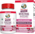 MARYRUTH'S Organic Menstrual Support Gummies for the Relief of Common Symptoms of Premenstrual Syndrome | PMS Support | Premenstrual Mood Support | USDA Organic | Non-GMO | Vegan | 30 Servings
