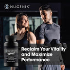 Nugenix Total-T, Free and Total Testosterone Booster Supplement for Men, 42 Count