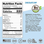 Lenny & Larry's Complete Protein Cookie, [Chocolate Chip], Chewy Soft Baked, 8g Plant Protein, Vegan, Non-GMO, High Fiber, [2 Ounce] Cookie (Pack of 12)