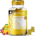 Magnesium Glycinate Gummies, 1000 mg - Magnesium Supplement to Support Relaxation, Heart Health - Chewable Calm Magnesio Gummies for Adults, Glicinato De Magnesio - Tropical Fruits Flavor