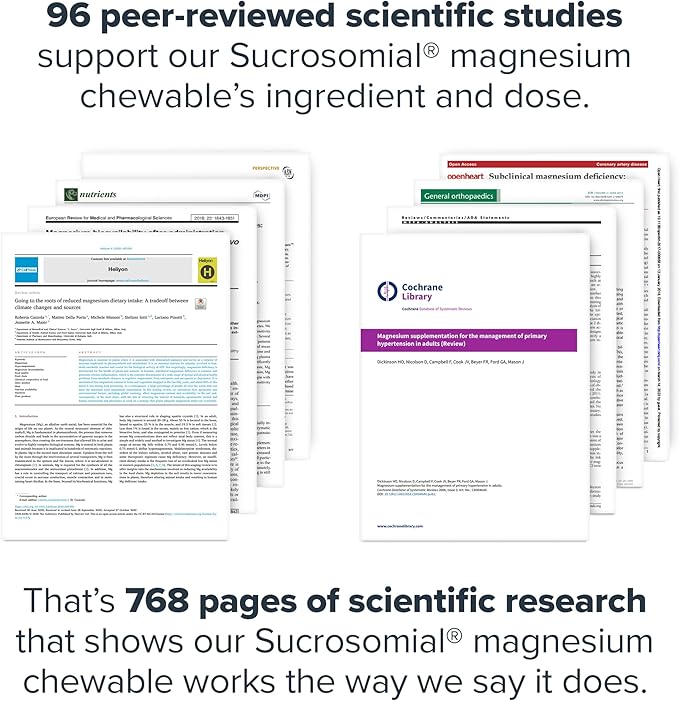 Legion Sucrosomial Magnesium Supplements - High Absorption Magnesium Supplement for Women & Men - Magnesium Mineral Supplements to Help Boost Athletic Performance - 90 Serving Mixed Berry