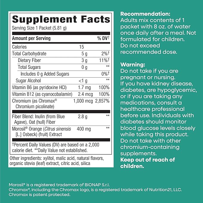 Nature's Way Weight Manager Drink Mix Packets, Supports Craving Management & Abdominal Fat Loss*(1), with Clinically Studied Ingredients, Plant-Based Fiber, No Sugar, Mixed Fruit Flavored, 30 Packets