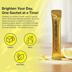 Light Up – Antioxidant Skin-Brightening Supplement with Vitamin C, Plant-Based Extracts & Hydrating Support – Lemon Green Tea Flavor – for Even Tone, Dark Spot Reduction & Glow – 30 Sachets