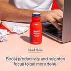 More Labs Liquid Focus, Nootropic Smart Drink with Powerful Antioxidants & Adaptogenic Herbs for Energy and Concentration, 150mg Caffeine (Pack of 6)