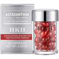 HKH Peptide Serum Capsules for Face: 48 Caps Anti-Aging & Firming Skin with Astaxanthin and Niacinamide - Antioxidant Serum for Smoothing Fine Lines - Even Tone for 30+ Women - Travel-Friendly