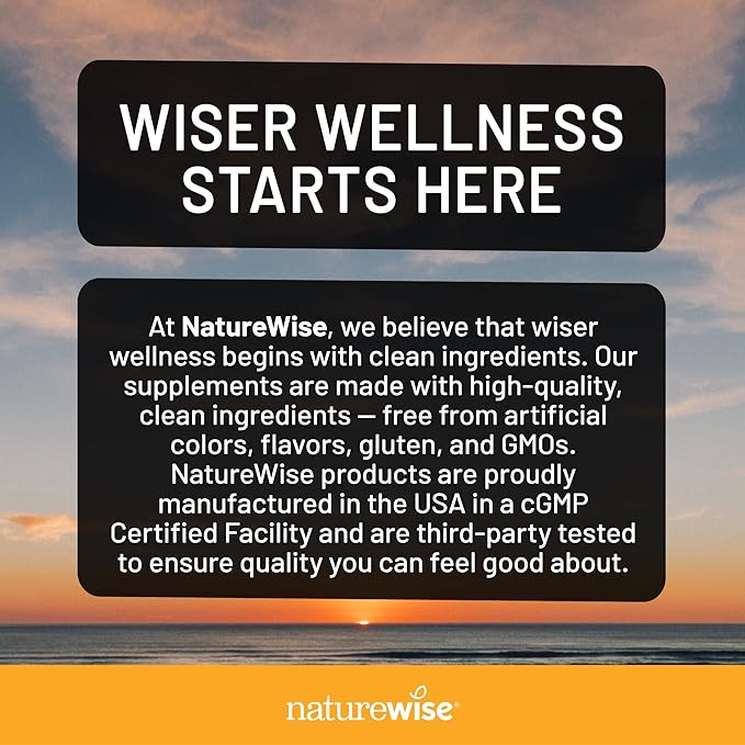 NatureWise Hydrolyzed Liquid Collagen for Women & Men 4000mg - No Added Sugar - Multi Collagen Peptides + Biotin + Vitamin C + Vitamin B Complex & Hyaluronic Acid - Mango - 15.22 fl oz[45 Day Supply]