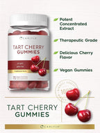 Carlyle Tart Cherry Gummies | 70 Count | Fruit Extract Supplement | Vegan, Non-GMO, and Gluten Free Formula