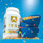 RYSE Loaded Protein Powder - Fruity Crunch - 25g Whey Protein Isolate & Concentrate with Prebiotic Fiber & MCTs - Low Carb, Low Sugar, Digestive-Friendly - 27 Servings / 2 lb Tub