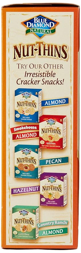 Blue Diamond Almonds Nut Thins, Cheddar Cheese, 4.25 Oz
