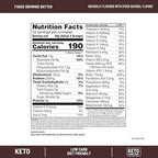 SlimFast Keto Meal Replacement Shake, Fudge Brownie Batter, Low Carb Keto Protein Powder with Collagen & Whey, No Sugar Added, Gluten Free, Weight Loss Support, 10-Serving Canister