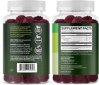 Saw Palmetto for Men Gummies - DHT Blocker Supplement for Hair Health and Male Patterned Balding - 60 Count - Supports Scalp and Prostate Wellness - Raspberry Flavor - Vegan, Non-GMO, 1 Month Supply