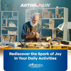 Arthripain – Joint Support Cartilage Repair Supplement – Clinically Tested Joint Juice - Ligament Relief Support – Glucosamine Chondroitin MSM – Swollen Knee Treatment –Sugar-Free – Made in US - 30ct