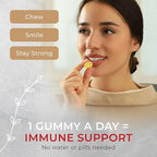 Sugar Free Vitamin D3 Gummies for Adults - Vegan Pectin-Based Gummy Vitamin D - 1,000 IU Natural Lemon Flavor - Gluten Free, Dairy Free, Soy Free Daily D3 Gummies for Women & Men - 60 Count