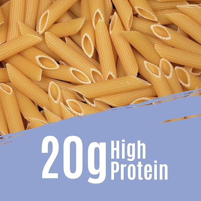 Care Free Kitchen Plain Penne 8oz (3 Pack) Keto Pasta Noodles, 20g High Protein, Low Carb 2g Net Carbs, 26g High Fiber