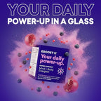 EBOOST SUPER POWDER Drink Mix - Acai Pomegranate 0.2 oz 20 Pack Hydration Energizer Electrolytes Powder - 13 Vitamins & Minerals - 110 mg Caffeine - 0 Added Sugar - No Artificial Flavors or Sweeteners