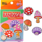 BioSwiss Bandages, Mushroom Shaped Self Adhesive Bandage Set, Latex Free, Sterile Wound Care, 24 Count