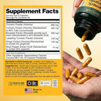 VAHDAM, Turmeric Curcumin Supplement 2000mg (500mg Curcuminoids) with Boswellia & Piperine for Fast Absorption | Supports Joint Health and Mobility | 90 Capsules