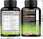 Bariatric Multivitamin - 45 mg Iron Supplements - Made in USA - for Women & Men - All-in-One, 21 Essential Vitamins - Gastric Sleeve Support - Free of Sugar, Gluten & Soy - 180 Capsules, Once Daily