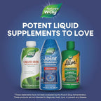 Nature’s Way Ultra-Strength Joint Movement Glucosamine Liquid, Glucosamine, Chondroitin, MSM with Vitamin D3 & Hyaluronic Acid, Fast-Absorbing Liquid, Joint Support Supplement*, Berry Flavored, 16 Oz