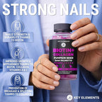 Hair Skin and Nails 10000mcg Biotin Gummies & Collagen Gummies - Biotin Vitamins for Hair Growth Pumpkin Seed Oil, Saw Palmetto Extract & Vitamins A B6 C D E - Biotin and Collagen Supplements