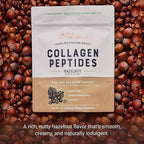 Live Conscious Collagen Peptides Powder - Hazelnut Collagen Powder - Hair, Skin, Nail, & Joint Support - Type I & III Grass-Fed Collagen Supplements for Women and Men - 30 Servings (2-Pack) - 12.4oz