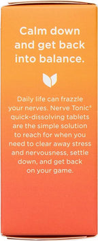 Hyland's Nerve Tonic Stress Relief Tablets, Natural Relief of Restlessness, Nervousness and Irritability Symptoms, Non-Habit Forming, Quick Dissolving Tablets, 50 Count