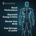Nugenix Total-T, Free and Total Testosterone Booster Supplement for Men, 180 Count
